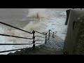 STORM WAVES Crashing at New Brighton.