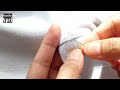 DIY Quick Way to shorten a T-Shirt without a Sewing Machine || How to Hand Sew Easy Tutorial