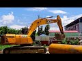 Washing with Fun JCB | Kirlosker JCB Washing in Village Pond