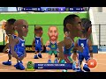mini basketball game (blue team win)