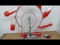 Perpetual Motion Wheel Generating Free Energy