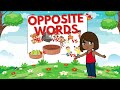 EASY OPPOSITE WORDS FLASH CARDS FOR KIDS. LEARN AND PLAY VIDEO FOR CHILDREN.