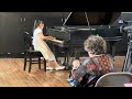 Bach: Invention 15 and Stetsiun: Etude Impromptu played by Claire Yang (8yo)