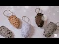 DIY Felt Pine Cones | Recycled Kinder Surprise Egg | Easy Tutorial