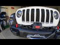 Warn VR10S Winch Installation on the Jeep Wrangler JL