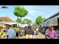 Suasana Pasar Purwareja Klampok Di Suasana Lebaran Hari kedua Kabupaten Banjarnegara Jawa Tengah