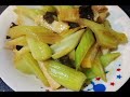 Stir fry Celery & black fungus with fish meat