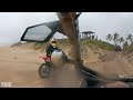 Acelerando forte na praia com chuva Expedição Fortaleza a João Pessoa SSV UTV Ep.37