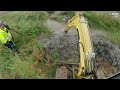 A Very Satisfying Episode Of Removing Two Beaver Dams - Beaver Dam Removal With Excavator No.58.1