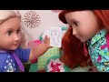 Mom and baby practice counting and colors! PLAY DOLLS