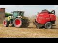 Rotoballe Soia - #42 Trattore CLAAS Arion 460 - pressa KUHN VB 7190 - Bales Soybean - Rotopressa