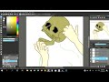 Skull timelapse