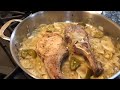 Pork Chops with Hot Peppers and Mashed Potatoes by Pasquale Sciarappa