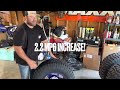 Weight comparison 33”x11” E Vs SL Rated Tire 2.2 MPG Increase