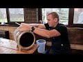 The process of maturation of the drink in an oak barrel: a look from the inside!