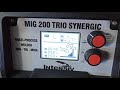 MIG 200 TRIO Synergic 2 mm params