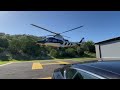 Agusta A109E Power Helipad Startup and Takeoff