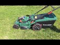 The PARKSIDE Cordless Lawn Mower PRMA 40-Li B3 with a little Brushless Motor like a Toy engine🤦