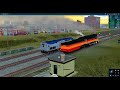 [Trainz Race] Amtrak GE Genesis Vs. 6 Classic Steam locomotives