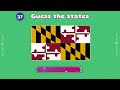 Guess All 50 STATES Of AMERICA By FLAGS – US States Flag Quiz