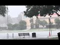 Tropical storm in Saint Petersburg Florida USA