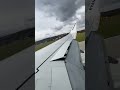 Typical Ryanair landing into Krakow Airport