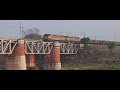 Train on Bridge| 1300+ Ton moving giants crossing scenic bridge| Rare WCAM3 loco action,all in 1