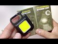 Pocket Keychain LED COB Flashlight 😍【Review114】