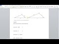 Simpel gennemgang af eksamensopgave i Folkeskolen med Pythagoras, Skalafaktor og Areal af trekant