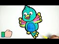 How to Draw a Bird for Kids and Toddlers