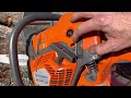 Husqvarna 585 XP Chainsaw Review.  Little brother to the 592 XP