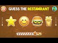 Guess the Fast Food Restaurant by Emoji? 🍔 Quiz Dino