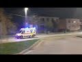 Passaggio ambulanza Misericordia di San Giovanni V.no  [Montevarchi]