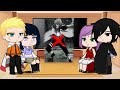 react to Boruto |Uzumaki and Uchiha FAMILY| Two blue vortex||TS||gacha club||