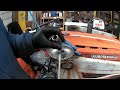 Kubota B6200 Tractor - Adjusting Loader Hydraulic Relief and Replacing Steering Bushing