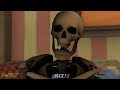 (SFM) - What is a skeleton's favourite snack?