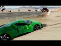 Cars vs Switchback Road x Ledge x Speed Bumps x Giant Pit ▶️ BeamNG Drive (LONG VIDEO)