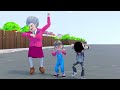 Scary Teacher 3D vs Squid game Does NickHulk Transform Zombie and Escape Tani 5 Time Challenge