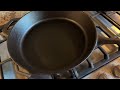 Seasoning a Cast Iron Skillet