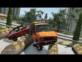 Cars vs 100 Speed Bumps #1 – BeamNG Drive | CrashBoomPunk