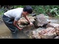 Full Video: Build houses, fish ponds, gardens, alone build life last for hundreds years in forest