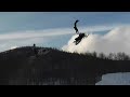 Snowmobile Freestyle Jump and Backflip,Winter X-Games 12