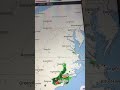 Watching the Storms on my ipad