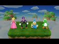 Mario Party 9 - Minigames - Peach vs Yoshi vs Magikoopa vs Waluigi (Very Hard)
