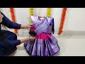 Quick and Easy Varamahalakshmi Saree Draping | How to drape saree for Varamahalakshmi 2023