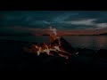 HD Crackling Fire Video with TRUE Scary Stories | Campfire by The Lake | (Scary Stories) | RELAXING