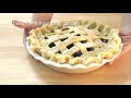 BC Blueberry Lattice Top Pie