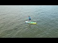 Elie beach, Jen Paddle Boarding, filmed with Dji Drones