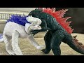 Godzilla Vs Shimo | stop motion battle ￼