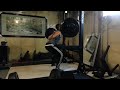 240 pound squat x 2